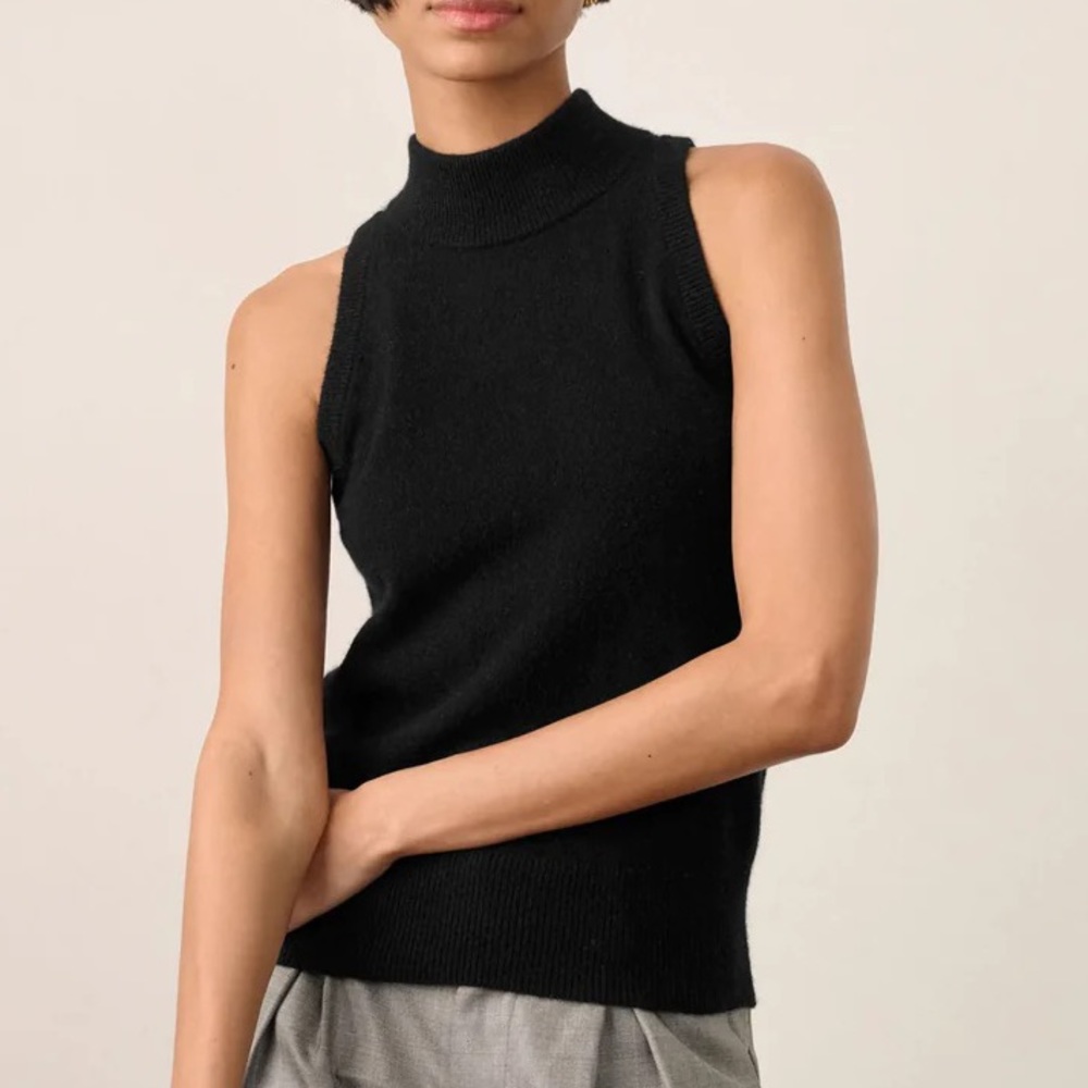 White & Warren Sleeveless Cowl